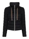 Herno Long-sleeved Down Jacket In Blue