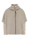 Herno Women's Beige Nylon Down Jacket In Brown