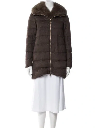 Pre-owned Herno Jacket In Brown