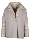 Herno Layered Padded Jacket In Chantilly
