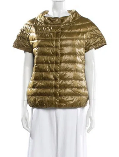 Pre-owned Herno Jacket In Gold