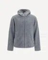 Herno Gray Polyester Full-length Jacket In Gray