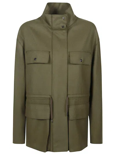 Herno Field Jacket In Green