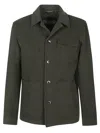 Herno Field Jacket In Black