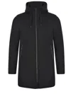 Herno Long Scuba Jacket With Hood And Side Zip Pockets