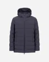 Herno Jacket In 2-layer Windstopper In Blue