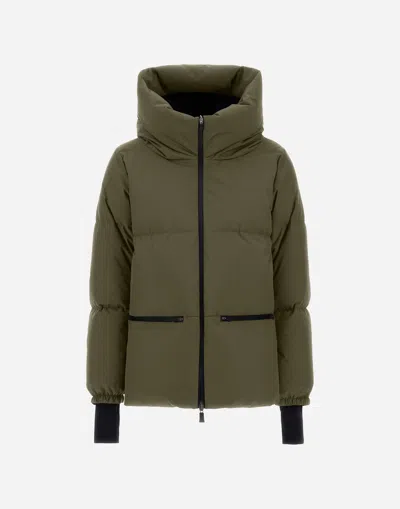 Herno Jacket In 2-layer Windstopper In Green