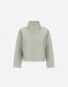 Herno Jacket In Bright Linen In Chantilly