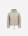 Herno Jacket In Cashmere, Silk And Ecoage In Chantilly