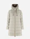 Herno Jacket In Cashmere, Silk And Nylon Ultralight In Beige