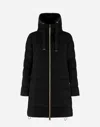 Herno カシミヤ シルク ウルトラライトナイロン ヘビージャケット In Black