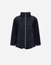 Herno Jacket In Eternal Cotton And Nylon Ultralight In Blu Navy