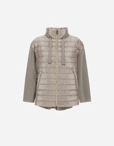 Herno Jacket In Eternal Cotton And Nylon Ultralight In Chantilly