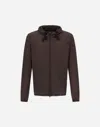 Herno Jacket In Micro Ripstop Nylon In Brown