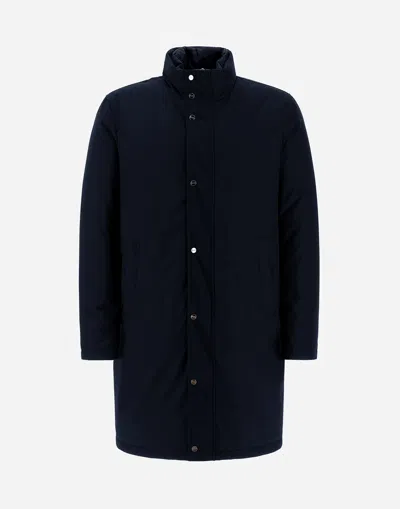 Herno Jacket In New Business Membranated In Black