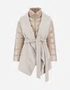 Herno Jacket In New Cashmere And Nylon Ultralight In Chantilly
