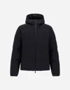 Herno Men New Impact Down Jacket With Hood In Black