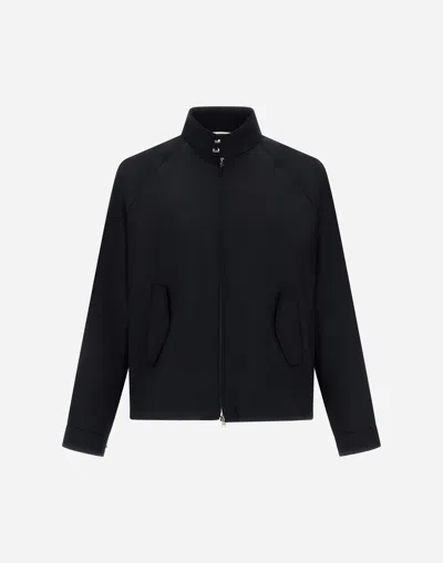 Herno Jacket In Nylon Gabardine In Black