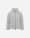 Herno Jacket In Shiny Knit Effect In Gray