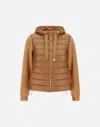 Herno Jacket In Yoga And Nylon Ultralight In Camel