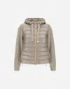 Herno Jacket In Yoga And Nylon Ultralight In Chantilly