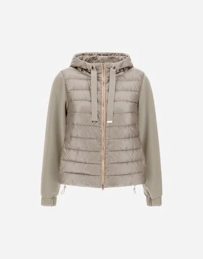 Herno Jacket In Yoga And Nylon Ultralight In Chantilly