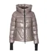 Herno Down Jacket In Glazed Ripstop 2l In Grey