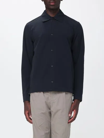 Herno Man Jacket Midnight Blue Size 46 Cotton