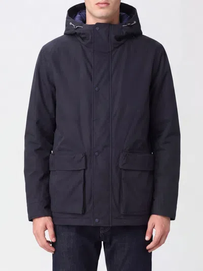 Herno Long-sleeve Hooded Jacket In Blue