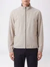 Herno Light Grey Polyester Elastan Jacket In White