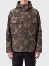 Herno Multicolor Tropical Pattern Ripstop Nylon Parka In Brown