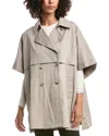 Herno Dean Poncho In Neutral