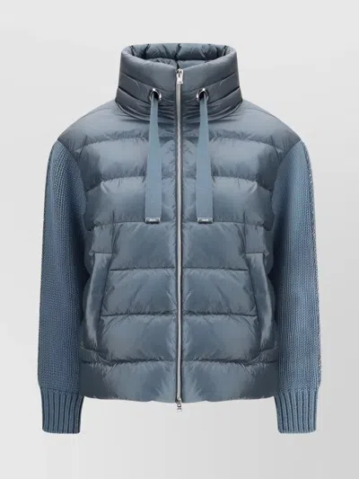 HERNO JACKET PADDED WOOL SLEEVES