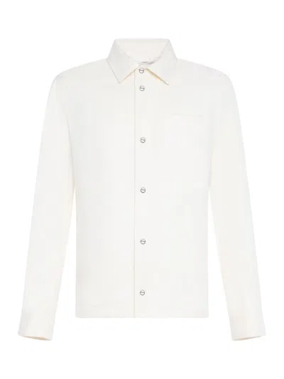 Herno Long-sleeved Casual Jacket In White