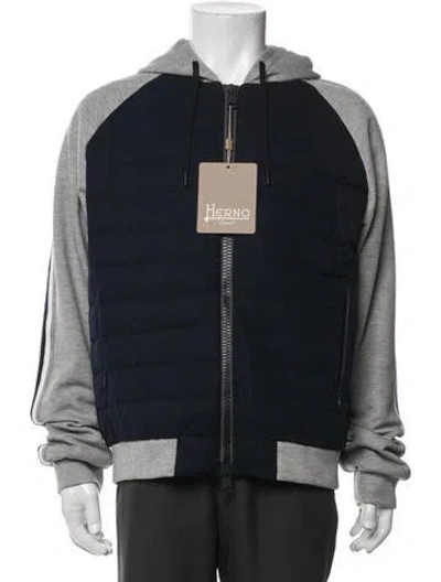 Pre-owned Herno Jacket W/ Tags In Blue