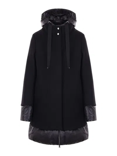 HERNO JACKET WITH NYLON INSERTS