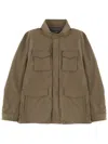Herno Brown Utility Four Pockets Jacket In Brown