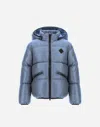 Herno Jacket With Removable Hood In Nylon Ultralight In Blue