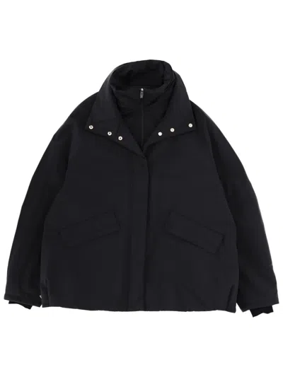 Herno Jacket With Zip In Black