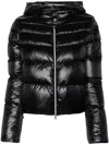 Herno Padded And Quilted Down Jacket In Black