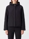 Herno Hooded Drawstring Jacket In Black