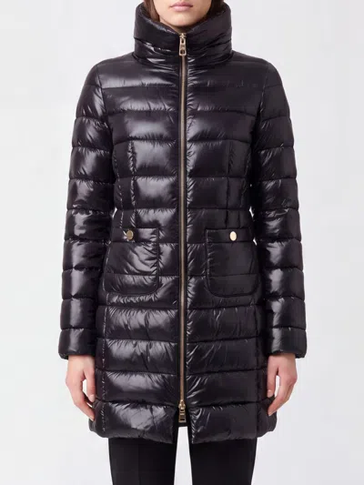 Herno Jacket Woman Color Black In Blue
