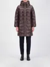 Herno Quilted Down Down Jacket In Brown