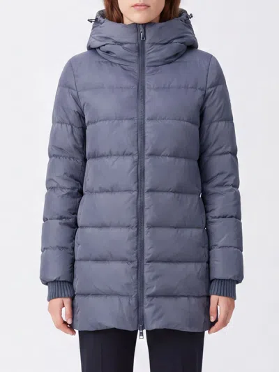 Herno Jacket Woman Color Grey In Blue