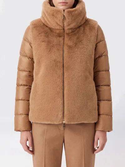 Herno Jacket Woman Color Sand In Brown