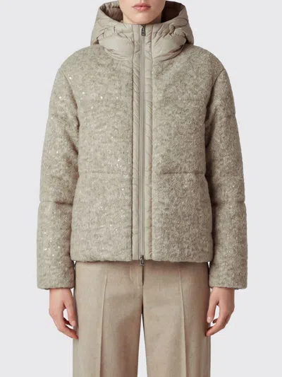 Herno Jacket Woman Color Yellow In Gray
