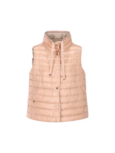 Herno Reversible Sleeveless Jacket In Multicolor