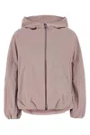 Herno Nylon Jacket With Hood And Elasticated Cuffs