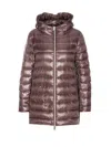 Herno Women A-shape Ultralight Down Jacket In Brown