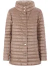 Herno Quilted Beige Down Jacket